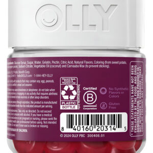 Olly Sleep Gummies, Edição Limitada, Maçã Temperada