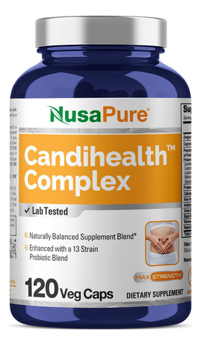 Suplemento Nusapure Candihealth Complex 120 Cápsulas Vegetai