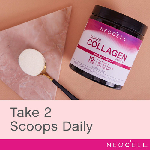 Suplemento Neocell Super Collagen Peptídeos Sem Sabor 625 Ml - Imagem 7