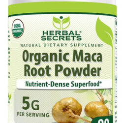 Suplemento Herbal Secrets Maca Root Powder 473ml Usda Organi