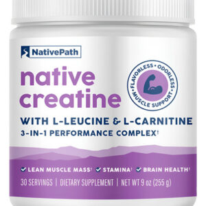 Suplemento De Construção Muscular Nativepath Creatine Monohy