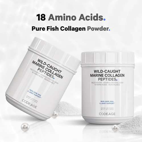 Codeage Marine Collagen Powder - Peptídeos De Colágeno De Pe - Imagem 5
