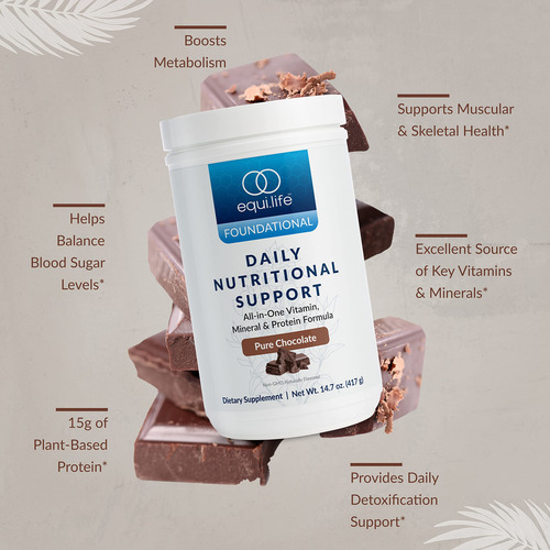 Suplemento Equilife Daily Nutritional Support Chocolate 14 S - Imagem 3