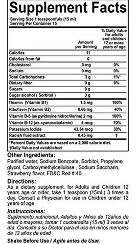 Suplemento Vitamínico E De Rabanete Iodado Elp Essential 8oz - Imagem 2