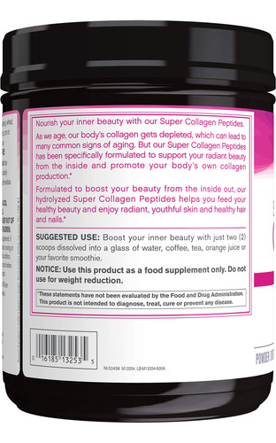 Suplemento Neocell Super Collagen Peptídeos Sem Sabor 625 Ml - Imagem 9