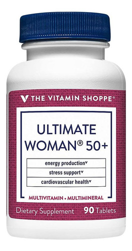 The Vitamin Shoppe Ultimate Woman 50+ Multivitamin (90 - Imagem 6