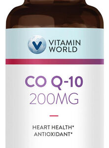 Vitamina World Coqmg Softgels, Suplementos De Coenzima Q10 P