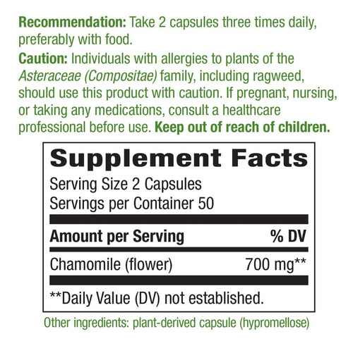 Camomila Nature"s Way Nature"s Way - 700 Mg - Suplemento - Imagem 6