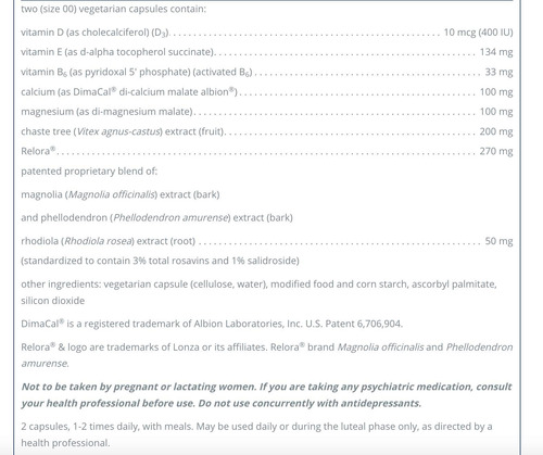 Suplemento Pure Encapsulations Pms Essentials 120 Cápsulas - Imagem 2