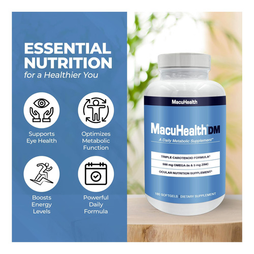 Macuhealth Daily Metabolic Triple Carotenoids, Com Vitais - Imagem 2