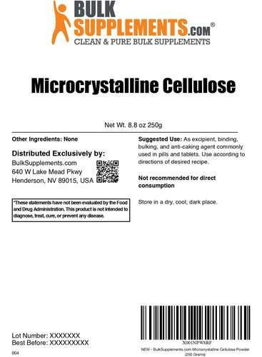 Pó De Celulose Microcristalina - Mcc Powder, Grade Microcris - Imagem 2