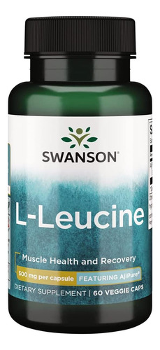 Swanson Aminoácido Ajipure L-leucina Farmacêutica Grau 500 M - Imagem 6