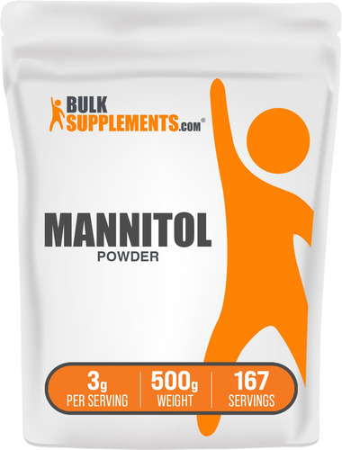 Suplemento Bulksupplements.com Manitol Em Pó 500g