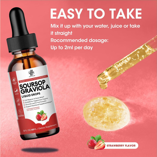 Imatchme Goutrop Graviola Liquid Drop, Azeda De Bitters Líqu - Imagem 12