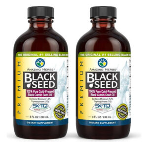 Óleo De Semente Preta Premium Amazing Herbs - Sem Glúten, S