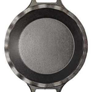 Lodge Bw9pie 9 Inch Seasoned Cast Iron Pie Pan, Black