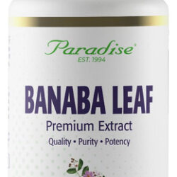 Suplemento Paradise Herbs Banaba Leaf 12:1 Extract 60 Cápsul