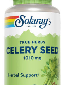 Semente De Aipo Solaray, 505 Mg, 100 Cápsulas Vegetarianas