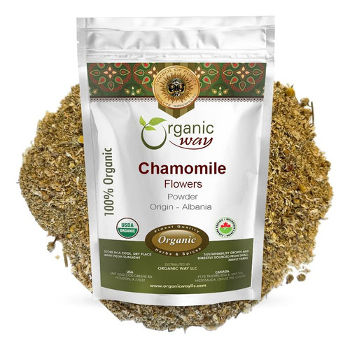 Pó De Flor De Camomila Orgânica Organic Way 227g