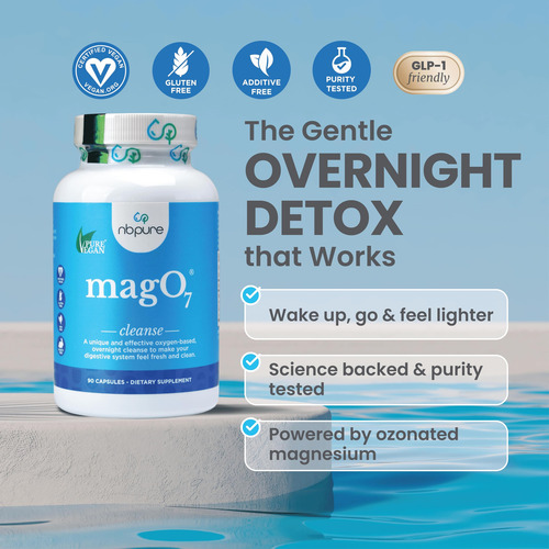 Colon Cleanse Nbpure Mago7 Detox 30 Cápsulas Com Magnésio - Imagem 2
