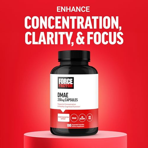 Suplemento Force Factor Dmae Para Concentração E Foco - Imagem 2