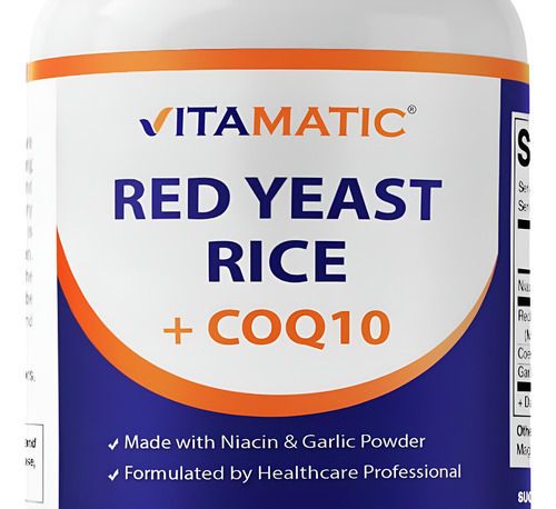 Arroz Vermelho Levedado Vitamatic Sem Citrinina 1200 Mg