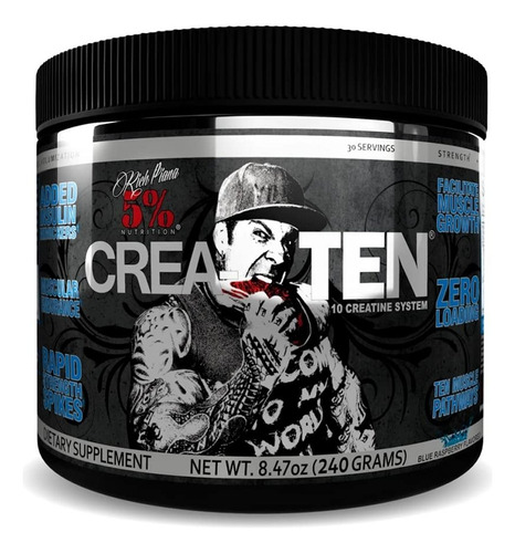 5% Nutrition Createn 10 Em 1 Com Creapure - 30 Porções