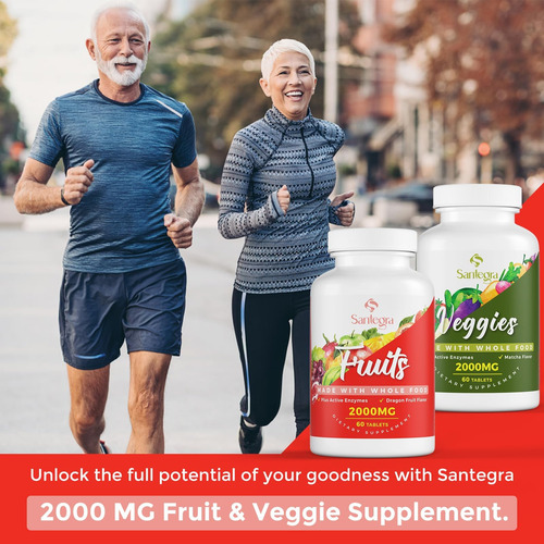 2000 Mg De Suplementos De Frutas E Vegetais, Equilíbrio Natu - Imagem 15