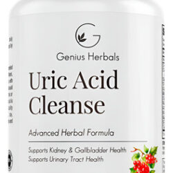 Suplemento De Limpeza De Ácido Úrico Genius Herbals 60 Cápsu