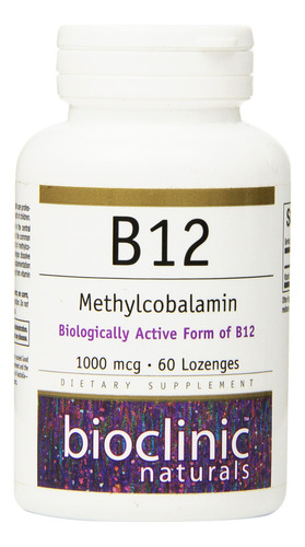 Suplemento Pamoire Bioclinic Naturals B12 Metilcobalamina 10