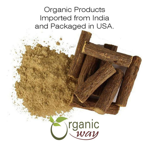 Pó De Alcaçuz Orgânico Organic Way - Chá De Ervas 100% Puro - Imagem 6