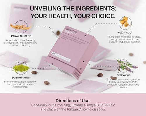 Biostrips Hormone Health For Women-4 Em 1 Tiras De Dissoluçã - Imagem 9