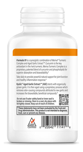 Suplemento Kyolic Aged Alho Extract Formula 111 100 Cápsulas - Imagem 2