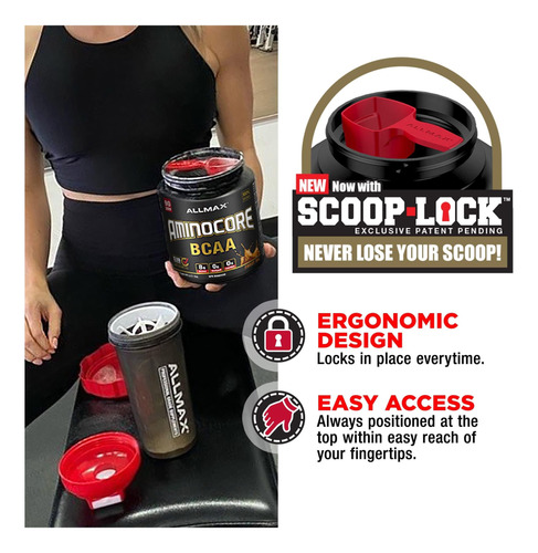 Allmax Nutrition Aminocore Bcaa 8g Bcaas 100% De Aminoácidos - Imagem 4