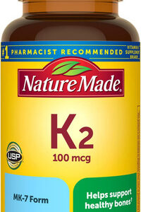 Nature Made Vitamina K2 100 Mcg, Suplementos Saudáveis Pa