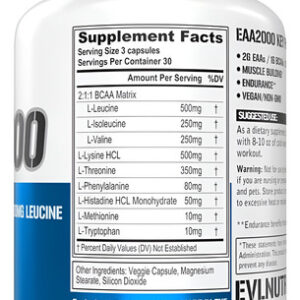 Evlution Nutrition Eaa2000 - Aminoácidos Essenciais