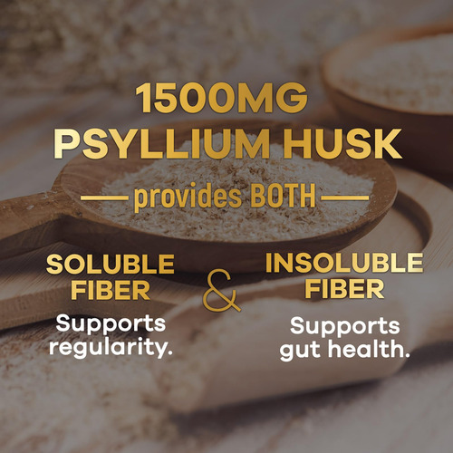 Suplemento De Fibra De Casca De Psyllium Nature"s Nutrition - Imagem 5