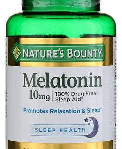 Nature&quots Bounty Melatonina 10mg 60 Cápsulas (2 Pacotes)