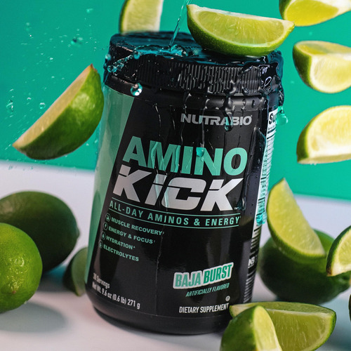 Suplemento Nutrabio Amino Kick Amino Acid Energy 30 Porções - Imagem 3