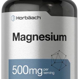 Horbäach Magnésio Horbäach 500mg | 180 Cápsulas Vegetarianas