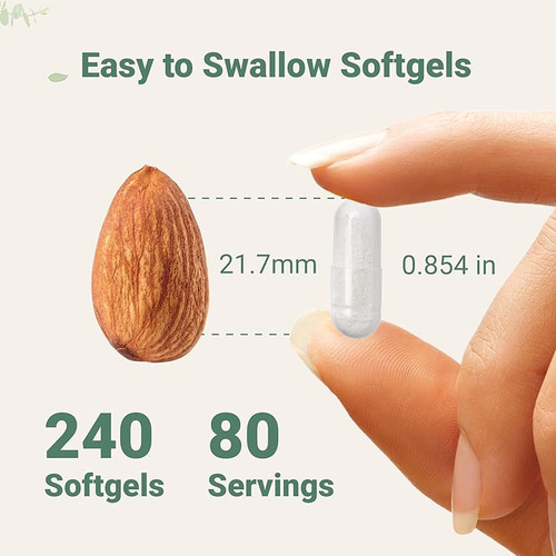 Várias Pílulas De Colágeno Para Mulheres E Homens, 240 Cápsu - Imagem 4