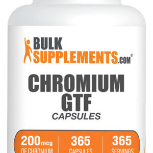 Suplemento Mineral Bulksupplements.com Chromium Gtf 200mcg