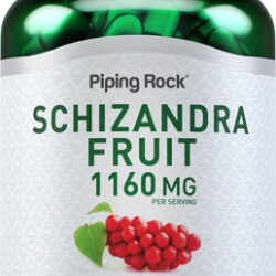 Suplemento Piping Rock Schizandra Berry Fruit 1160 Mg 100 Cá