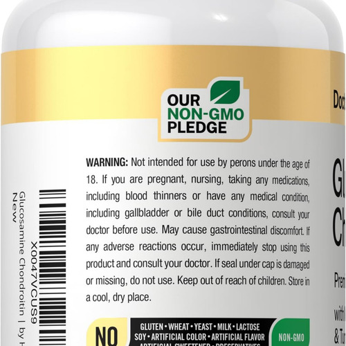 Suplemento De Glucosamina, Condroitina E Cúrcuma Da Doctor"s - Imagem 3