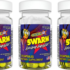 Stacker 2 Swarm Extreme Energizer 20 Cápsulas (3 Pacotes)