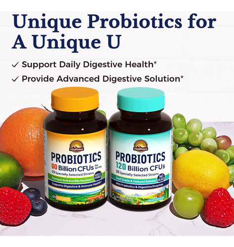 Probióticos E Prebióticos Vitalitown | 60 Bilhões De Ufc - Imagem 6
