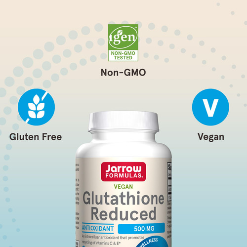 Suplemento Jarrow Formulas Glutationa Reduzida 500 Mg 60 Cáp - Imagem 5