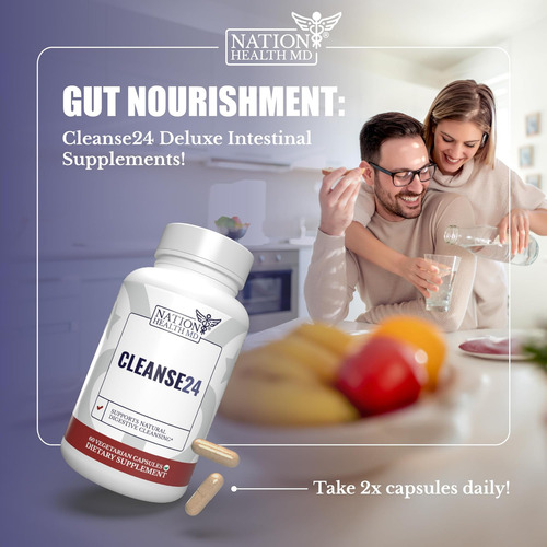 Nation Health Md Cleanse24 - Limpeza Intestinal Para Humanos - Imagem 5