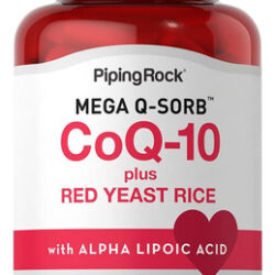 Piping Rock Coq10 Plus Arroz Fermentado Vermelho | 100 Cáps