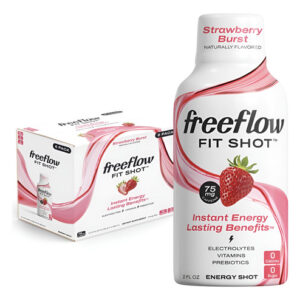 Freeflow Freeflow Fit Energy Shots, Morango, 6 Unidades